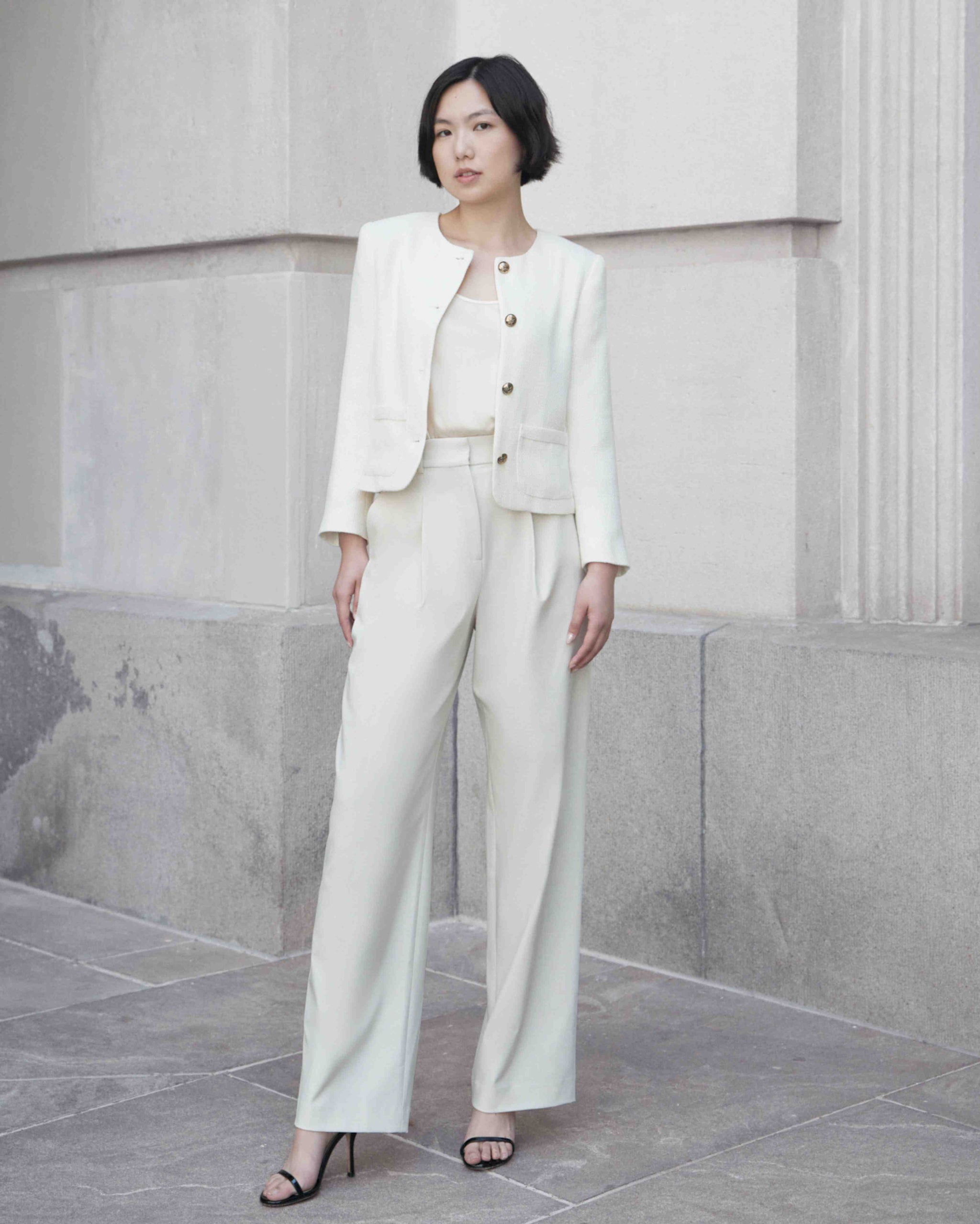 Jamie Cropped Tweed Jacket | Final Sale – Phoebe Jon